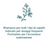 Shampoo rinfrescante per lavaggi frequenti 1000ml